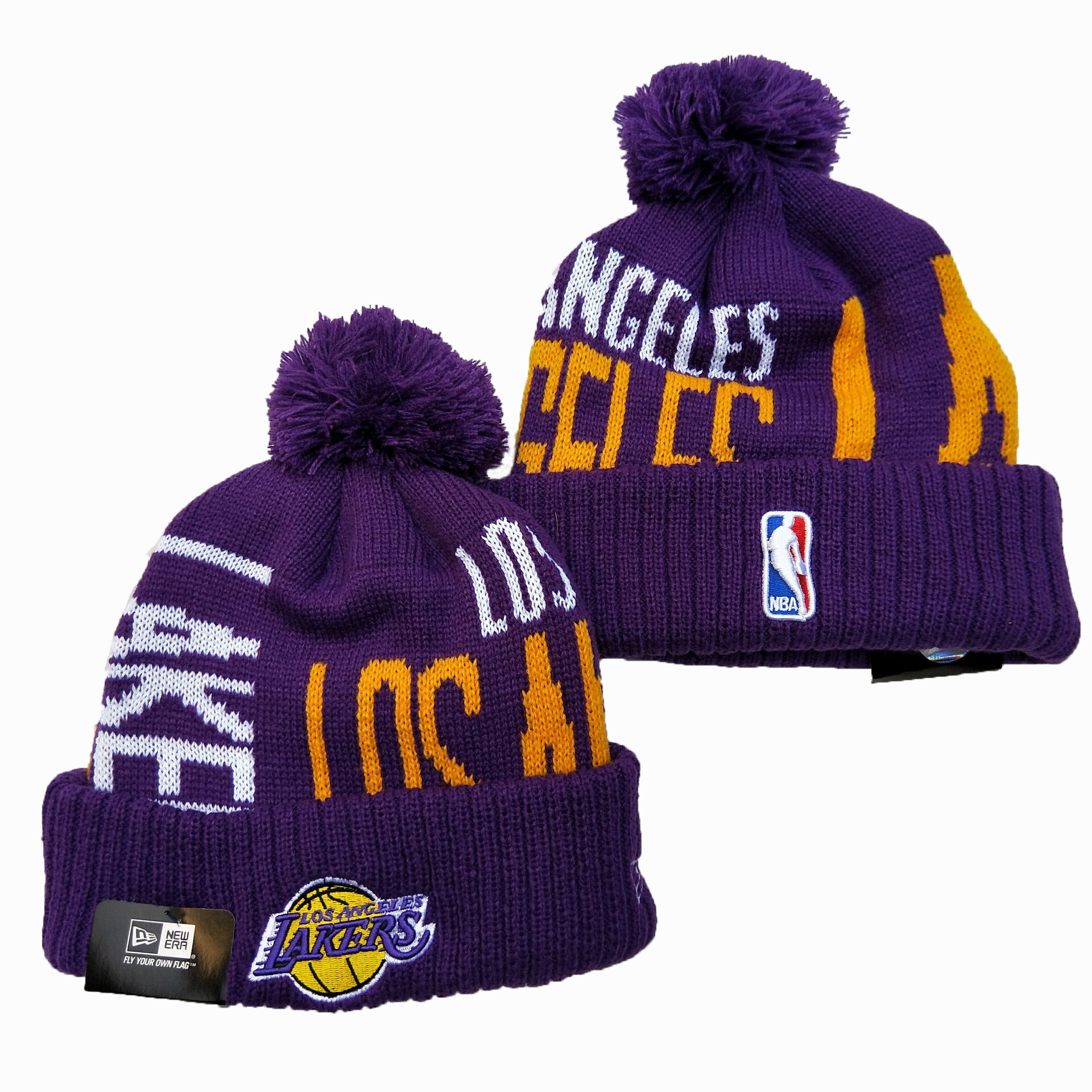 Los Angeles Lakers Knits Hats 046